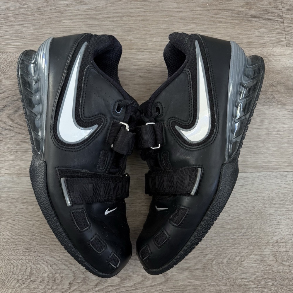 Nike Romaleos 2 Power Bridge Weightlifting Shoes Mens Size 8.5 Black 476927-001
